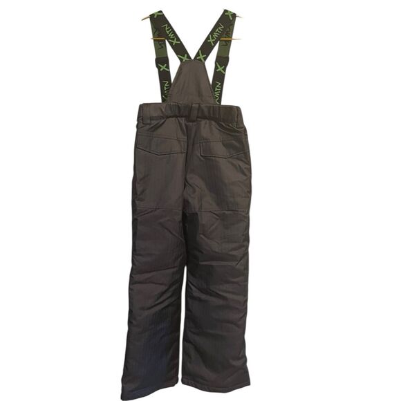 XMTN Kids XS 5/6 Snow Bib Pants Removable Straps Gaiter Cuffs Winter Gray - Picture 3 of 16